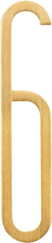 Miniatura 10 de Números de casa de latón de 2.8 pulgadas, números de puerta modernos, buzón de correo, patio, oficina, hotel, número de señalización, números