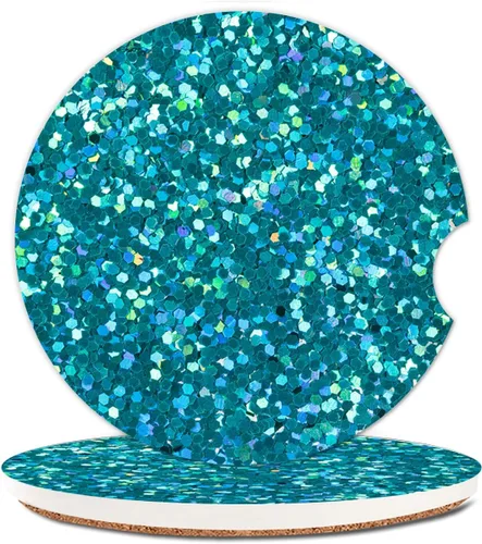 Miniatura 4 de Portavasos absorbentes para automóvil, paquete de 2 posavasos de piedra de cerámica para mujeres y hombres, 2.56 pulgadas