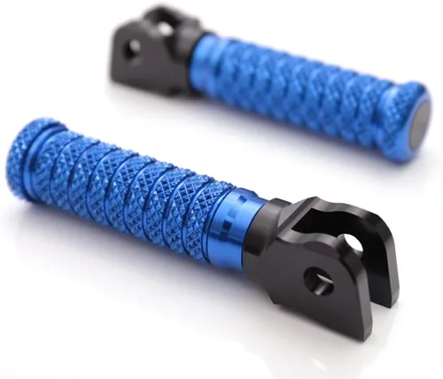 Miniatura 5 de MC MOTOPARTS POLE - Clavijas de pie delanteras elevadoras de extensión CNC de 0.984 in compatibles con YZF R3 2015-2017