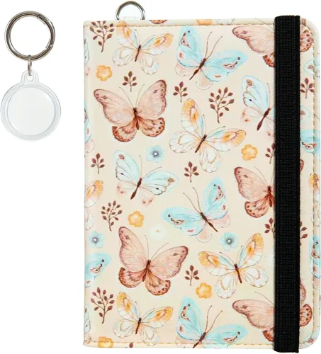 Miniatura 8 de Soporte para pasaporte, bonita funda para pasaporte, cartera de viaje con ranuras para tarjetas de crédito, cartera de pasaporte RFID impermeable
