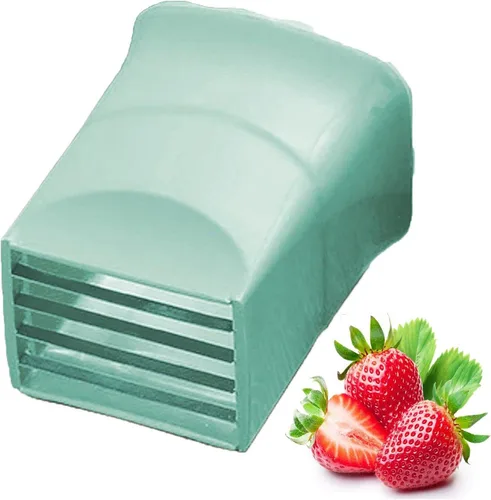 Cortador de tazas, 1 pieza de fruta rebanadora de huevos, rebanadora de fresas, preparación rápida de ensalada de frutas y verduras, cortador de