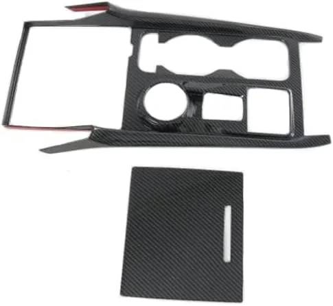Miniatura 5 de HIGH FLYING Para Ford Explorer 2020 2021 2022 2023 2024 Accesorios de coche Consola central Engranajes de cambio Cubierta de superposición ABS fibra
