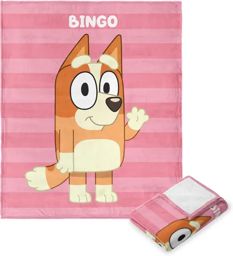 Miniatura 18 de Northwest Manta Bluey con tacto de seda, 46 x 60 pulgadas, Road Trip