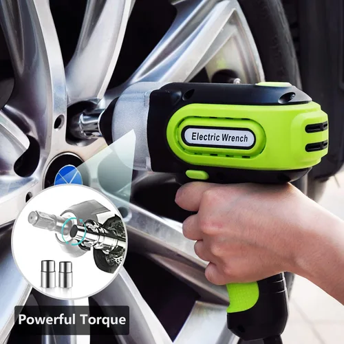 Miniatura 6 de E-HEELP Kit de Gato Eléctrico Hidráulico para Automóvil de 5 Toneladas 12V (Rango de Elevación: 6.1-20.86 pulgadas) con Llave de Impacto e Inflador
