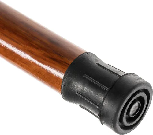 Miniatura 5 de Paquete de 2 bastones de madera natural, 48 pulgadas, bastones de senderismo de madera de cedro rústica, bastones de senderismo con correa