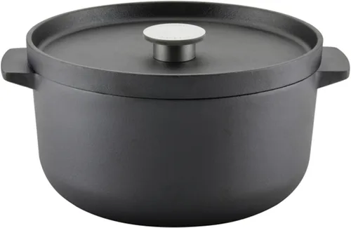 Miniatura 15 de KitchenAid - Horno holandés/cacerola de hierro fundido esmaltado, 6 cuartos de galón, Azul Terciopelo