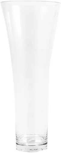 Miniatura 12 de WGV VTC0516 - Jarrón de vidrio cónico, 5 pulgadas de ancho, 16 pulgadas de alto, varios tamaños a elegir, maceta floral cilíndrica transparente