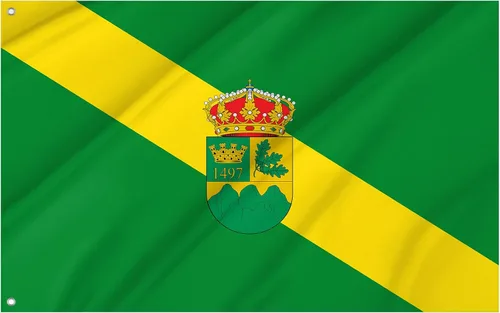 Miniatura 2 de Puebla de la Sierra, bandera de Madrid, impresión de diseño único, doble costura, bandera de la provincia de España 3x5 para exteriores, banderas