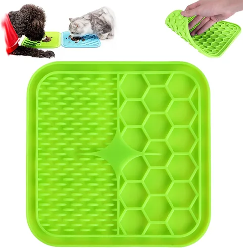 Miniatura 11 de Tapete grande para lamer perros, tapete grande para lamer perros con ventosas para la ansiedad, tapete para lamer perros con mantequilla de maní