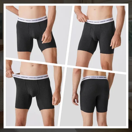 Miniatura 2 de BAMBOO COOL Men's Underwear Boxer Briefs 4 Pack Breathable Soft Underwear For Men