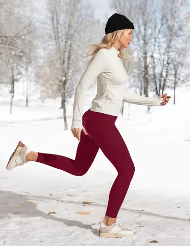 Miniatura 57 de Ewedoos - Leggings con forro de vellón y bolsillos para mujer, leggings térmicos de invierno para mujeres, pantalones de yoga y entrenamiento
