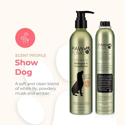 Miniatura 5 de Pawfume Champú y acondicionador para perros, champú hipoalergénico para perros malolientes, los mejores champús y acondicionadores para perros
