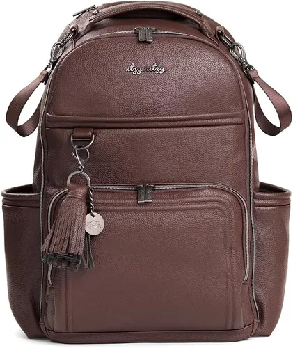 Miniatura 15 de Itzy Ritzy Mochila para pañales – Mochila para pañales Boss Plus de gran capacidad con 19 bolsillos, cambiador, clips para cochecito y correas Aspen
