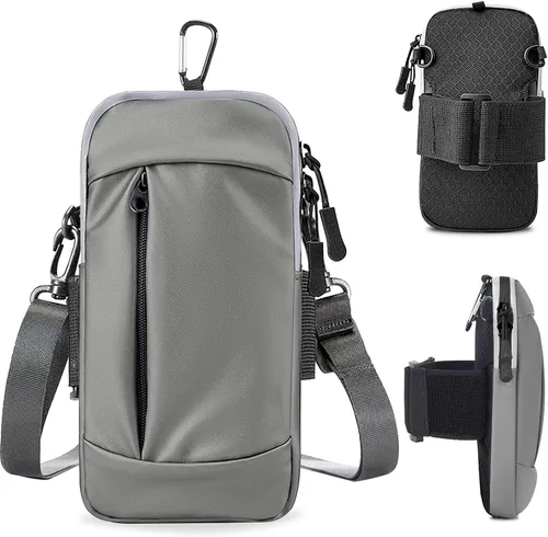 Miniatura 13 de Soporte para teléfono celular para correr, bolso cruzado para mujeres, hombres, niños, iPhone 11, 12, 13, 14, 15, 16e, 16, 17, Pro, Max, XS, Xr, X