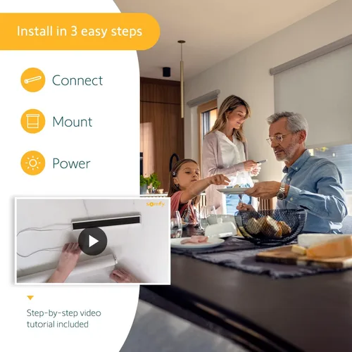 Miniatura 5 de Somfy Kit de paneles solares de iones de litio sin cables, energía solar para persianas RTS, larga duración, fácil de instalar, incluye soportes