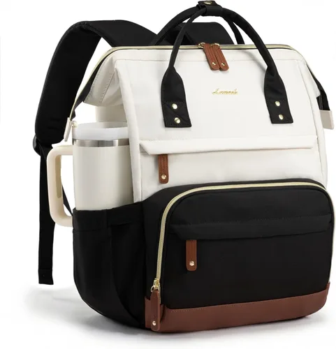Miniatura 27 de LOVEVOOK Mochila para Laptop para Mujeres, Mochilas de Trabajo y Negocios de 17 Pulgadas Bolso con Gran Capacidad, Bolsa de Enfermera Impermeable