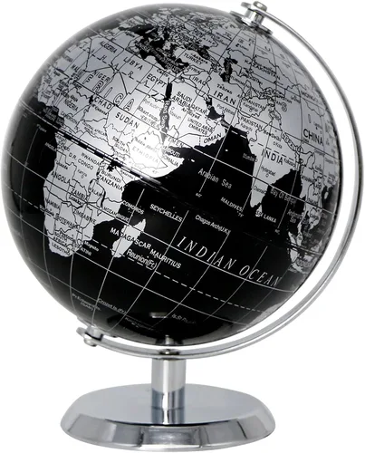 Miniatura 10 de Globo Antiguo Diámetro 5.5 pulgadas / 14cm - Educativo/Geográfico - Mapa en Inglés 5.5" Antiguo