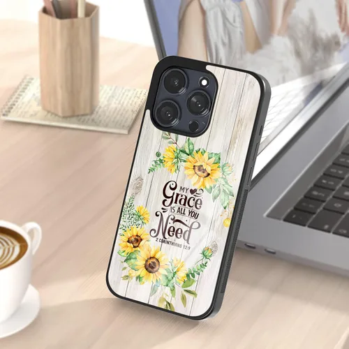 Miniatura 7 de Fundas de teléfono con versículos de Biblias cristianas para mujeres y niñas, aplicables para iPhone 11, 12, 13, 14, 15, 16, 17 Pro Max Plus Mini X