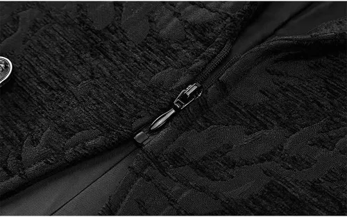 Miniatura 4 de ZNZHKR Chaqueta gótica steampunk para hombre, uniforme medieval victoriano, abrigo de Halloween