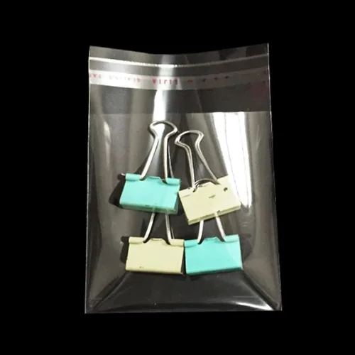 Miniatura 6 de Pequeñas bolsas transparentes para violonchelo de 3 x 3, 200 bolsas autoadhesivas de polipropileno OPP para joyas, aretes, dulces, panadería, velas