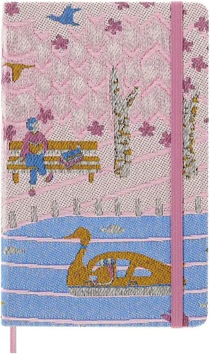 Miniatura 7 de Moleskine Edición Limitada Sakura - Cuaderno, tapa dura, grande (5 x 8.25 pulgadas), a rayas/con líneas, Caja de Coleccionista Premium Swan