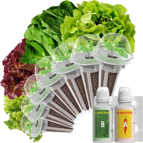Miniatura 9 de Vainas de semillas de flores y frutas LYKOCLEAN para AeroGarden, Ahopegarden, sistema de cultivo hidropónico iDOO para interiores, 350 semillas+