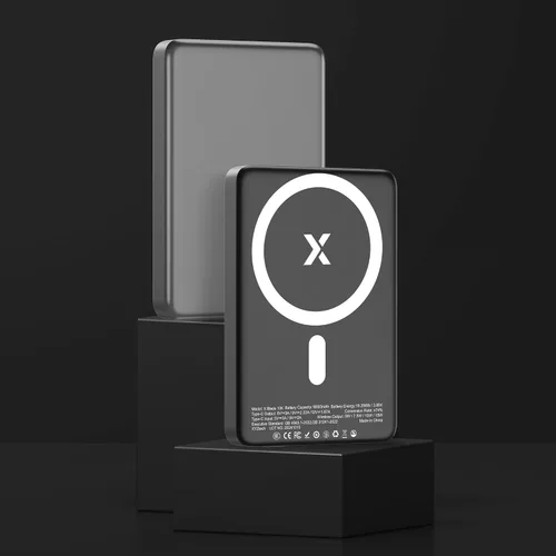 X Blade - Banco de energía magnético delgado de 10 K, 10000 mAh, cargador portátil MagSafe para iPhone y Samsung, carga rápida inalámbrica USB-C PD