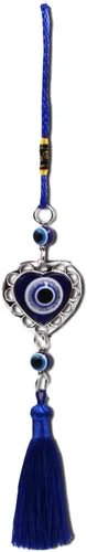 Lucky B-Heart - Adorno colgante de ojo turco para automóvil, accesorios para colgar en espejo retrovisor, decoración interior del automóvil, dije de