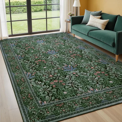 Miniatura 25 de Alfombras lavables con estampado de insectos 5x7, alfombras suaves para sala de estar, alfombra ultradelgada antideslizante moderna para dormitorio