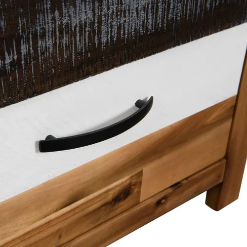 Miniatura 8 de Mesa de centro ajustable con compartimentos ocultos y estantes de almacenamiento ajustables, adecuada para sala de estar, oficina, balcón, madera