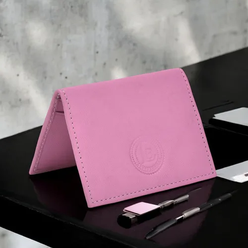 Miniatura 36 de Leatherboss - Cartera delgada y plegable de piel auténtica Soporte para tarjeta de crédito, débito, identificación Compacta y elegante