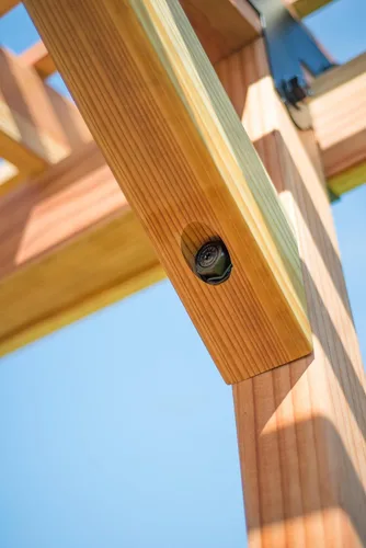 Miniatura 5 de Simpson Strong-Tie STN22-R24 Outdoor Accents - Lavadora de cabeza hexagonal negra (24 unidades) (paquete de 6)