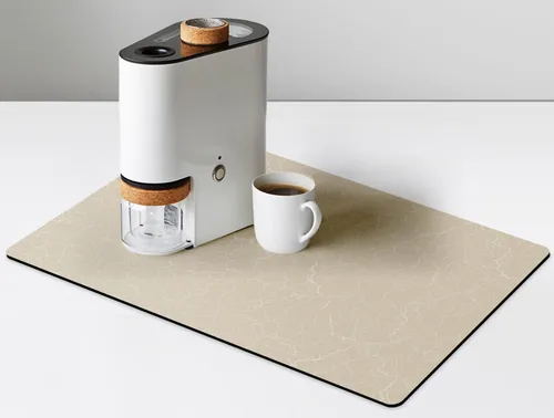 Miniatura 15 de Alfombrilla de bar de Golener, alfombrilla absorbente para derrames de cafetera, tapete protector de mostrador debajo de la máquina de espresso