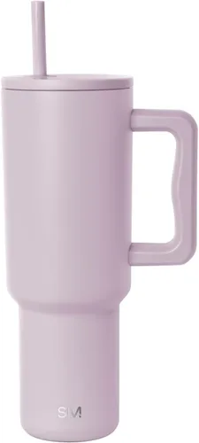 Miniatura 73 de Simple Modern Vaso Trek de 40 oz con Asa y Tapa con Pajilla Vaso de Viaje Aislado de Acero Inoxidable Apto para Portavasos Slumberland