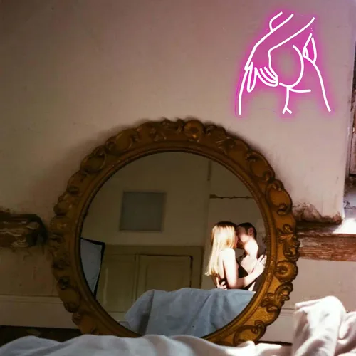 Miniatura 7 de Hermoso Letrero de Cuerpo de Damas en Neón, Luz de Cuerpo de Mujer en Neón, Letrero de Nalgas de Dama en Neón, Luz de Arte de Línea de Trasero Rosa