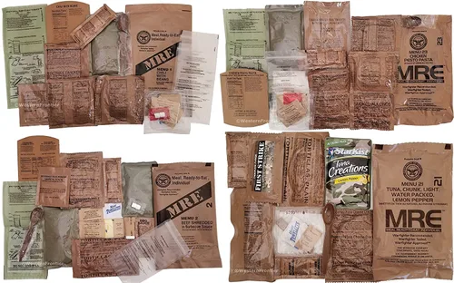 Miniatura 6 de Mre 2018 Inspector de fechas de comidas,listo para comer, caja de 12 genuino excedente US Militar.