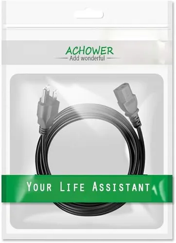 Miniatura 5 de Cable de alimentación de repuesto para amplificador – [Listado UL] Extensión de 6 pies compatible con amplificador de guitarra musical Peavey Vox