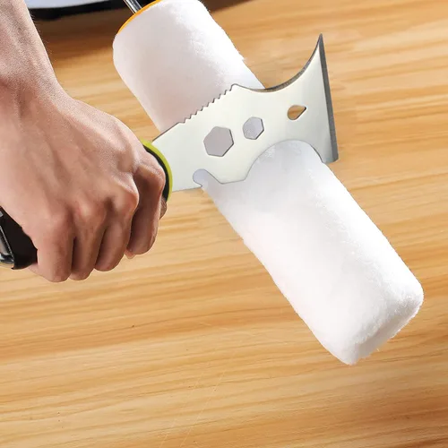 Miniatura 2 de Herramienta de acero inoxidable para varios pintores, raspador de pintura, cuchillo de cinta, cuchillo de masilla de 3 pulgadas, raspador de pintura