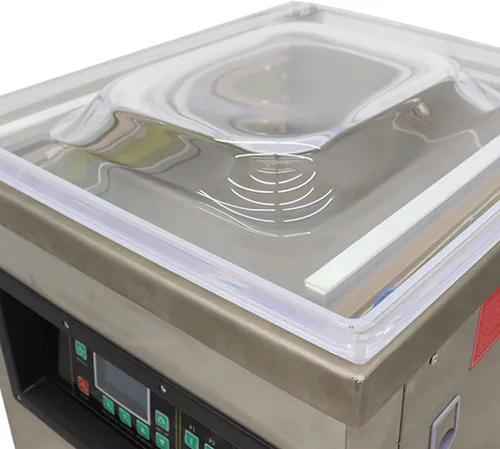 Miniatura 3 de Máquina de envasado al vacío de una sola cámara Sellador al vacío de acero inoxidable para sellar con calor todo tipo de pasta de polvo sólido