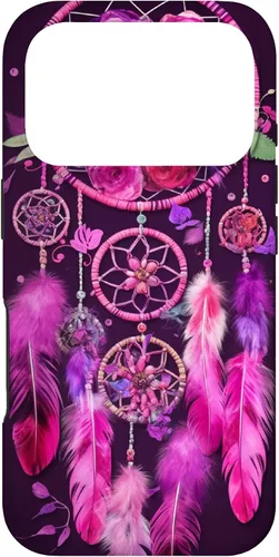 Miniatura 30 de Feather and Flower Dream Catcher Designed Case for iPhone 17