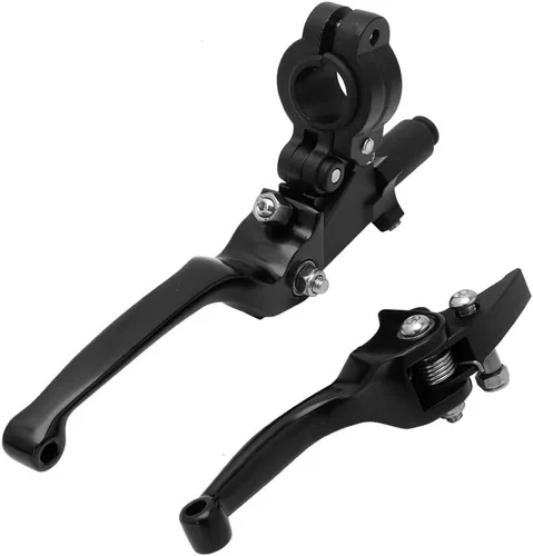 Miniatura 7 de JFG RACING Palanca de freno de embrague para motocicleta, palancas plegables de 7/8'' 22mm, aleación de aluminio, universal para CRF50, KLX, SSR