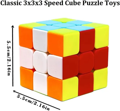 Miniatura 3 de Cubo de velocidad 3x3, rompecabezas de cubo 3x3 juguetes educativos