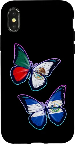 Miniatura 5 de El Salvador y México bicultural Roots - Carcasa para iPhone 17 (versión mariposa)