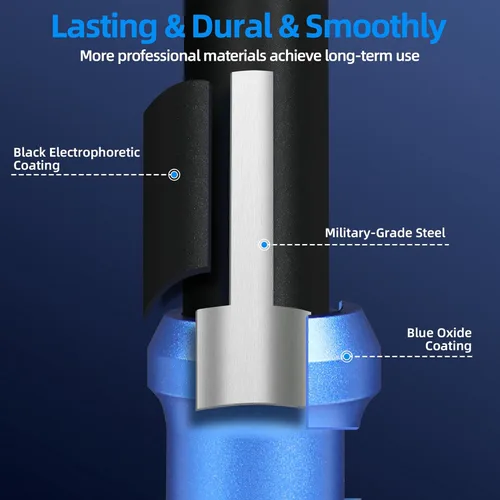 Miniatura 2 de Llave dinamométrica de 1/2 pulgada con clic de doble dirección, llave dinamométrica profesional de clic de doble dirección 10-170