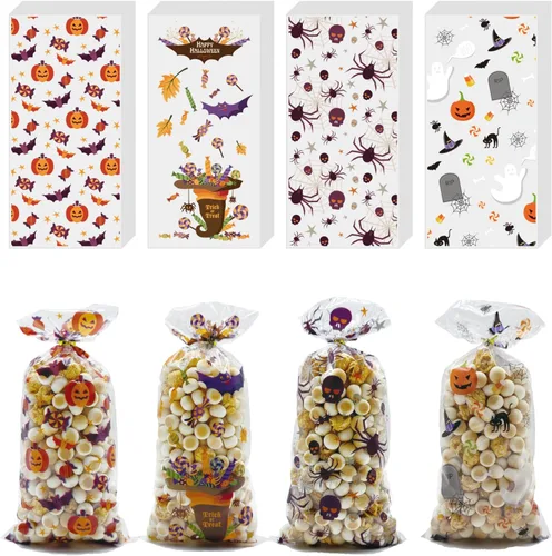 Miniatura 11 de Bolsas de San Valentín ONFAON, 180 piezas de bolsas de regalo de San Valentín con 200 lazos para empacar bocadillos, galletas y dulces, bolsas