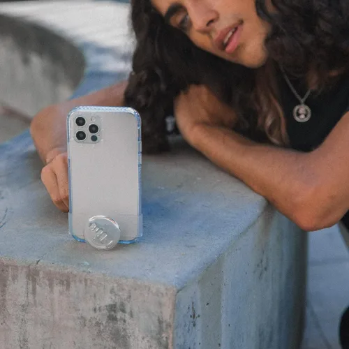 Miniatura 2 de PopSockets Funda para iPhone 13 con MagSafe, compatible con carga inalámbrica, transparente - iPhone 13 transparente