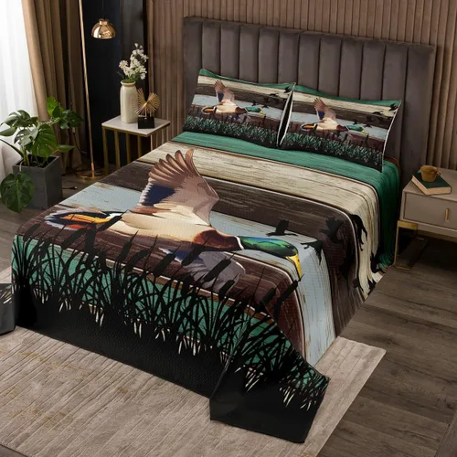 Miniatura 8 de Juego de ropa de cama floral 3D tamaño individual con colibrí, 2 piezas para niños, adolescentes, mujeres, hombres, decoración de habitación