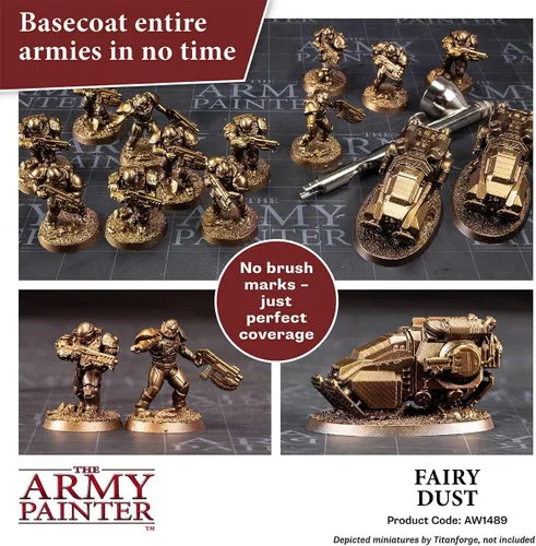 Miniatura 4 de The Army Painter Warpaint Air Metallics Fairy Dust - Pintura acrílica no tóxica a base de agua muy pigmentada para juegos de rol de mesa