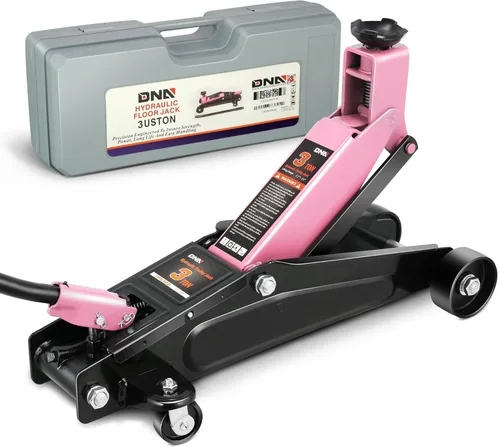 Miniatura 15 de DNA Motoring TOOLS-00234 Gato Hidráulico de Carretilla de Perfil Bajo para Servicio/Piso, Capacidad de 2 Toneladas (4000 libras), Rango de Elevación