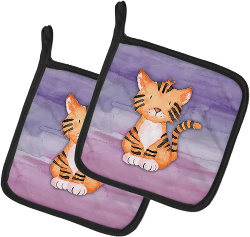 Miniatura 22 de Caroline's Treasures BB7370PTHD - Juego de soportes para ollas de herradura para cocina, resistentes al calor, almohadillas calientes para cocinar